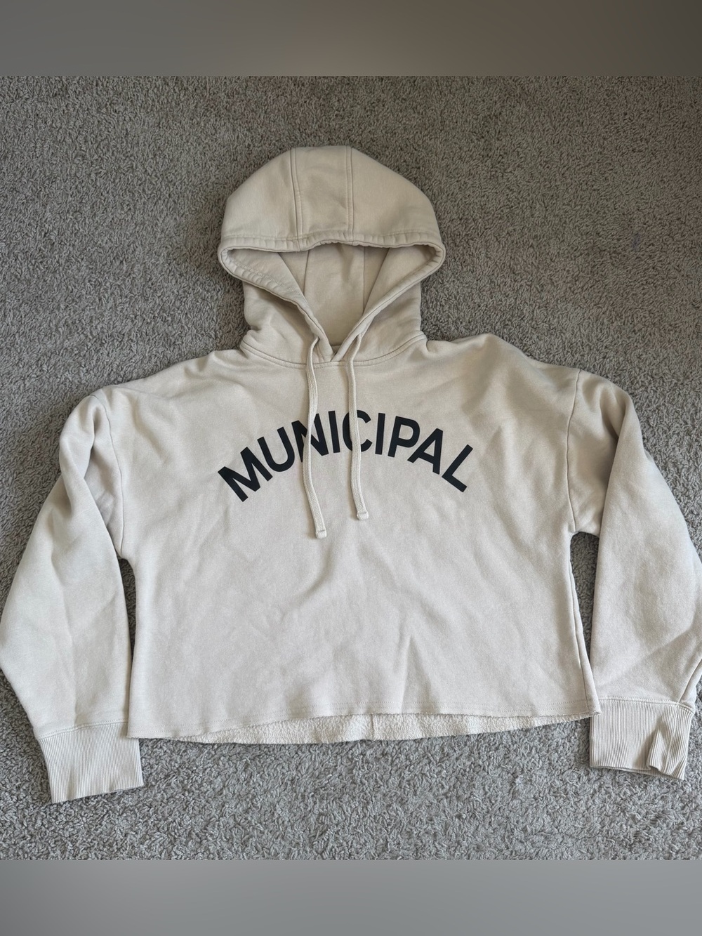 Municipal Cropped M.OG Hoodie Pullover
